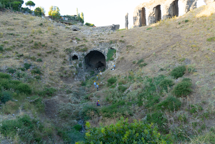 Roman amphitheater, Pergamon, Turkey (DAI Pergamon Excavation 2021 | I. Yeneroglu)