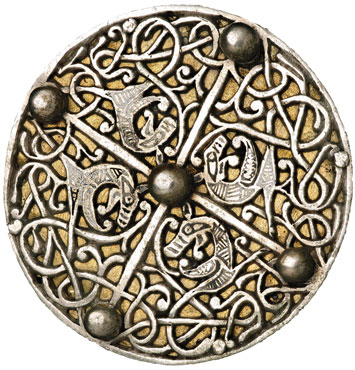 Galloway Scotland Anglo Saxon Disk Brooch
