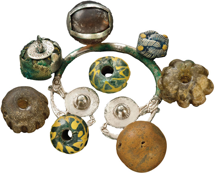Galloway Scotland Brooch Beads Pendants Curios