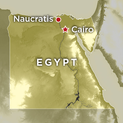 Artifact Egypt Naucratis Map