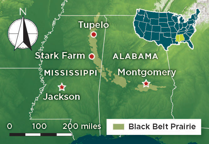 Mississippi Prairie Map