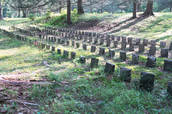 Catskills Bushkill Cemetery Gravestones