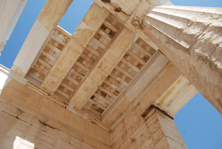 Acropolis Propylaia Ceiling