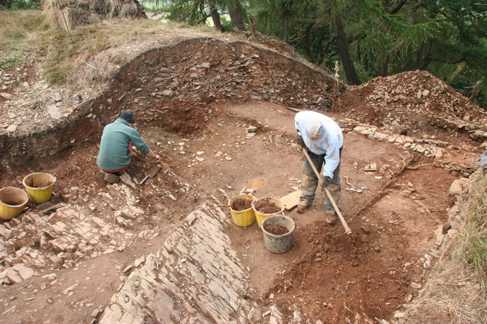 Wales Hillforts Bodfari Excavation