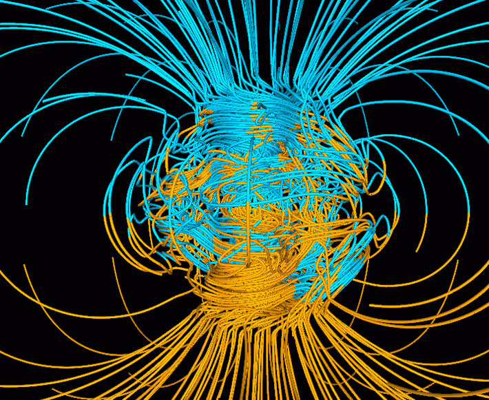 Trenches Earth Magnetic Field