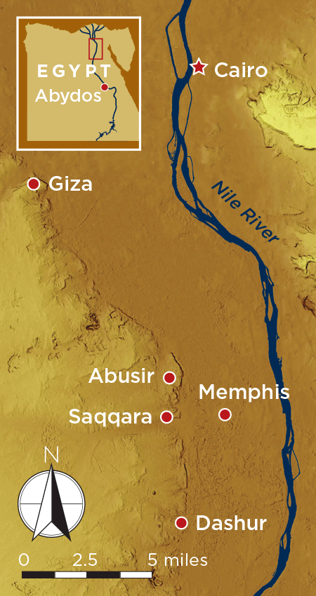 Abusir Map