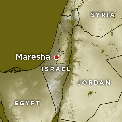 Artifact Maresha Israel Map