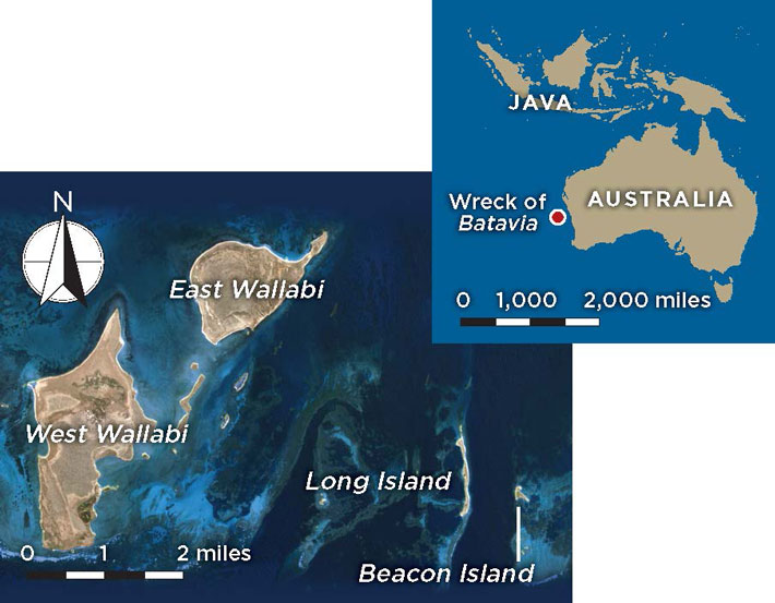 Australia Islands Map