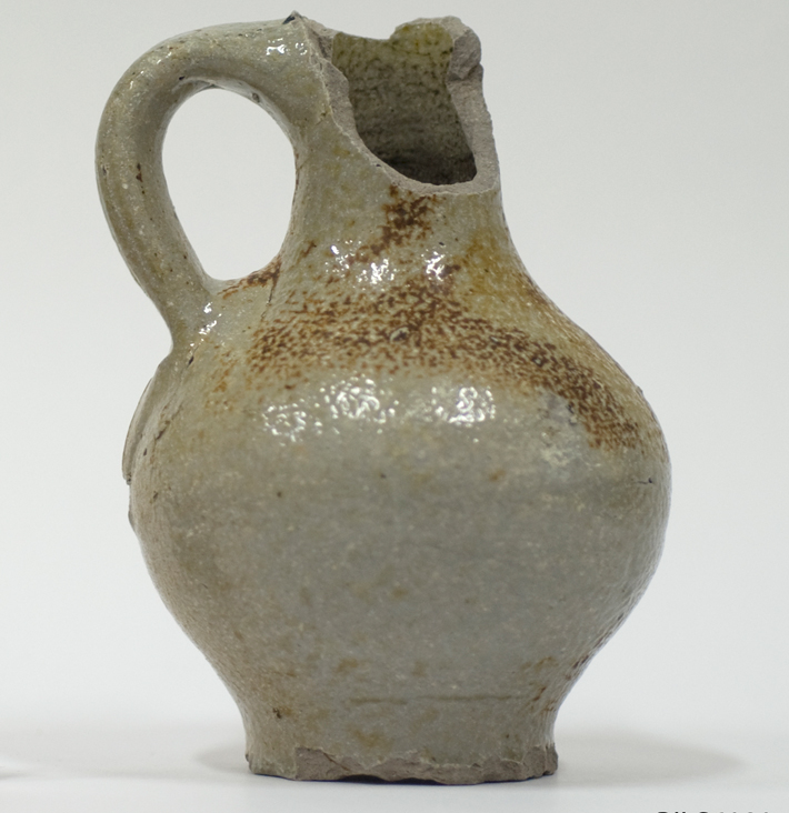 Stoneware jug recovered from Beacon Island (Courtesy Western Australian Museum)