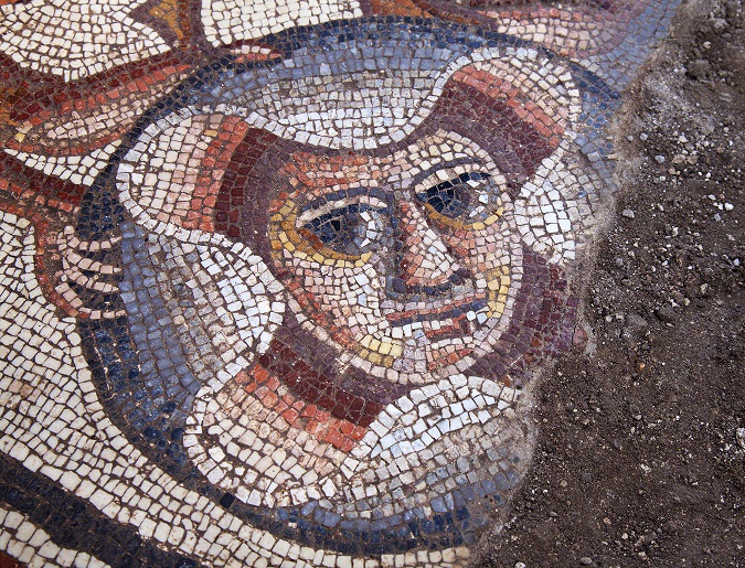 Galilee synagogue mosaic