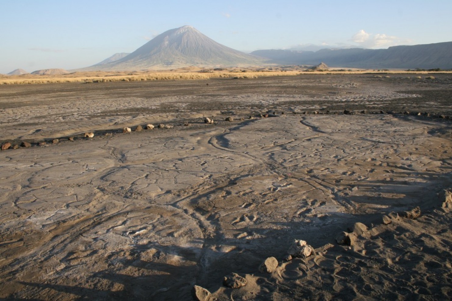 Volcano Threatens Footprints