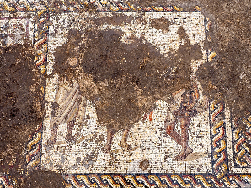 Israel Caesarea mosaic