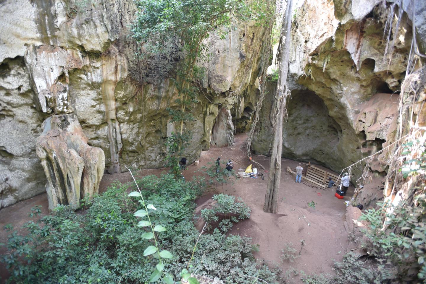 Kenya occupied cave