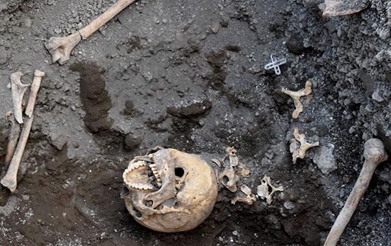 Pompeii intact skull