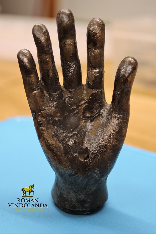 Vindolanda bronze hand