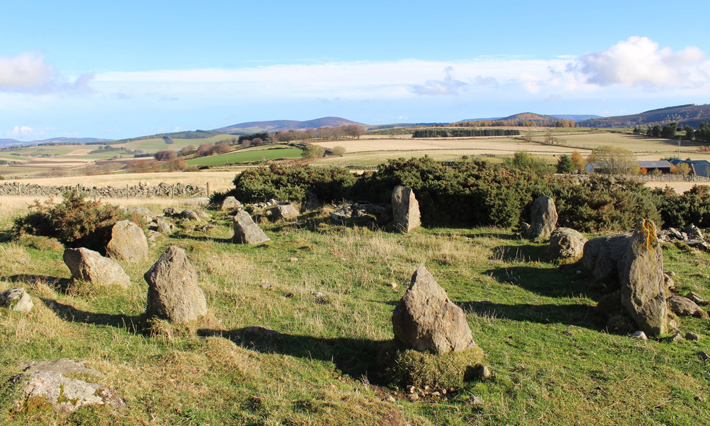 Scotland Aberdeenshire Replica Stone Circle