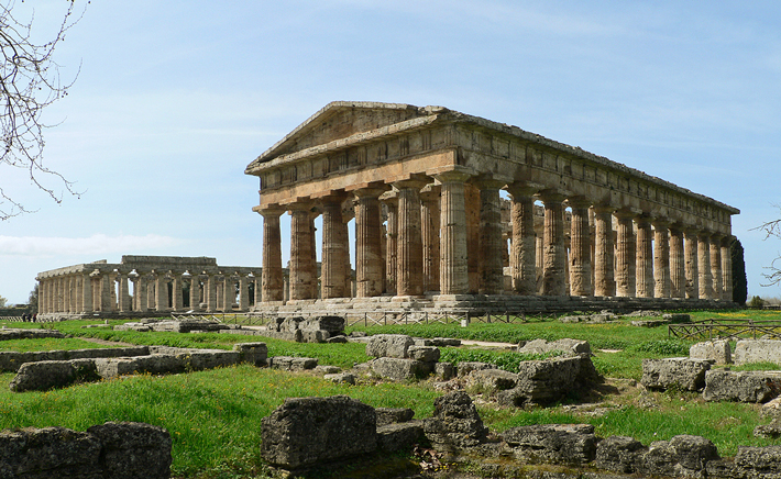Italy Paestum Temples