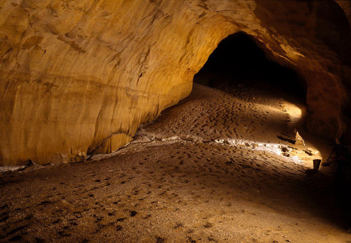 Spain Cave Footprints