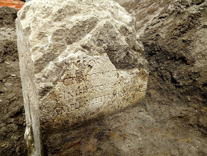 Rome Pomerium Stone
