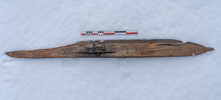 Intact Pair of 1,300-Year-Old Skis Discovered in Norway - Archaeology Magazine