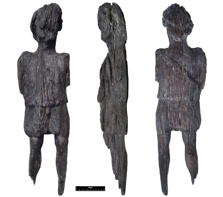 England Roman Wooden Figure