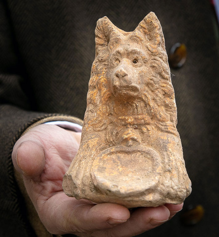 Rome Terracotta Dog