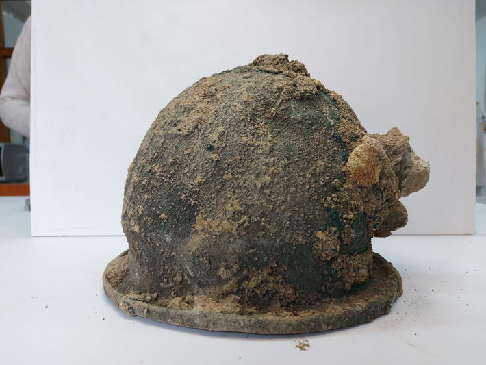 Italy Bronze Helmet
