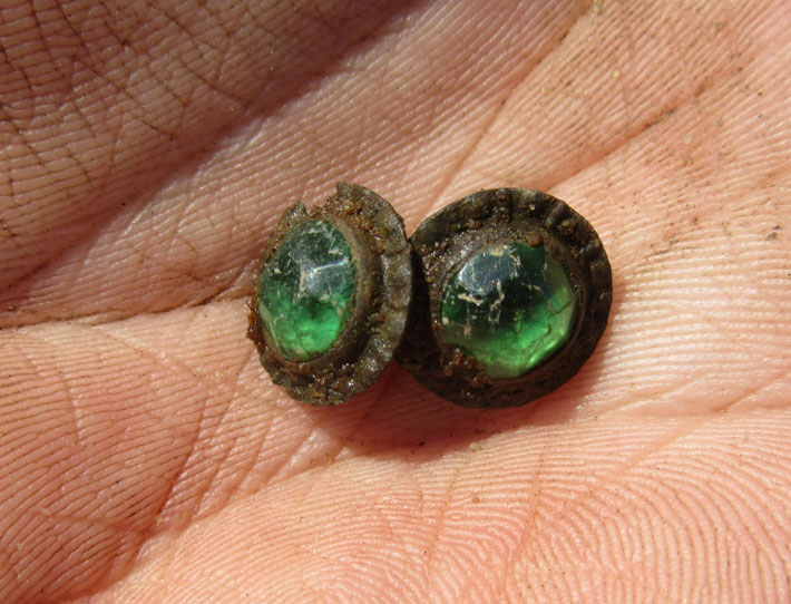 Sleeve Buttons Unearthed at Colonial Michilimackinac - Archaeology Magazine
