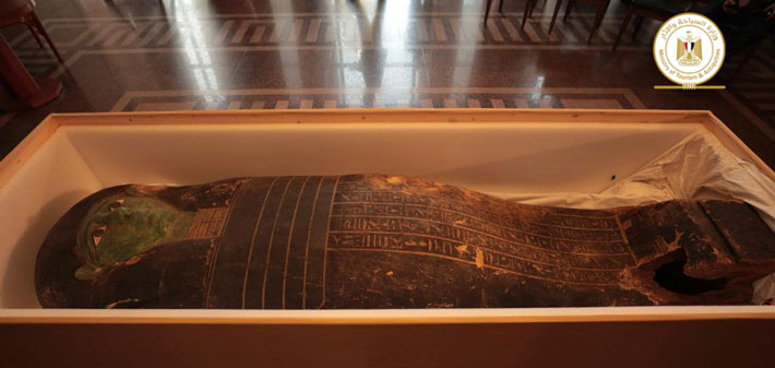 Egypt Green Coffin