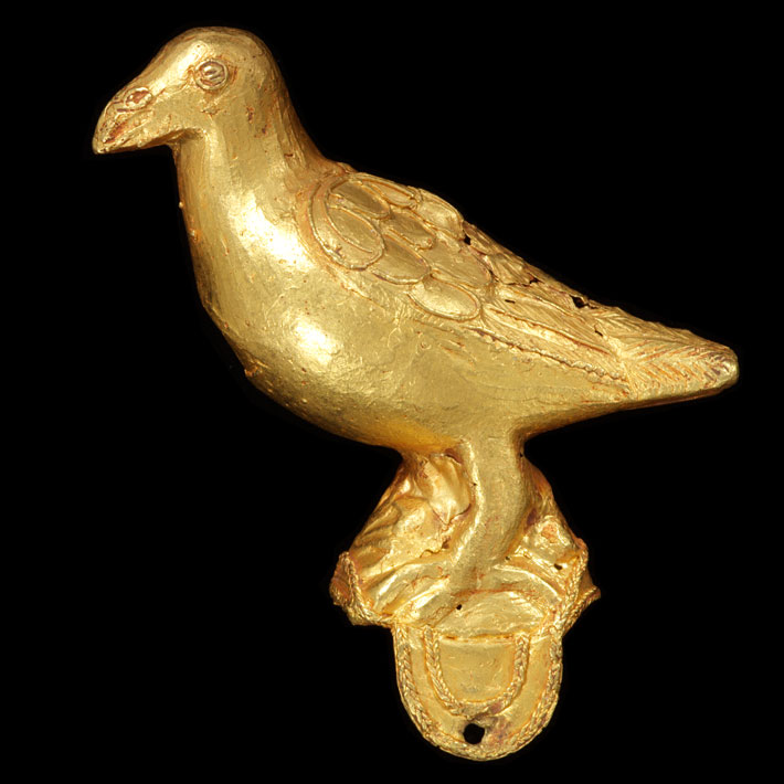 Ghana Gold Bird Ornament
