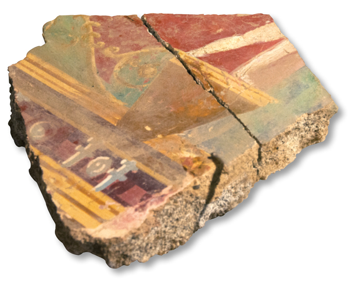Positano Villa Fresco Fragment Vibrant
