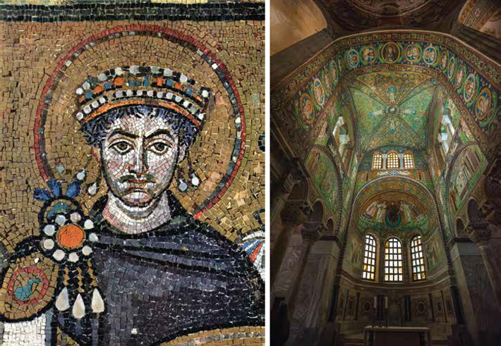 Byzantine Shipwreck Justinian Mosaic Basilica Block
