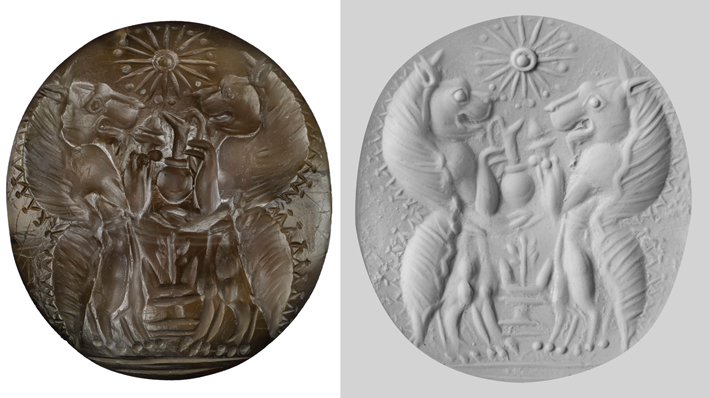 Pylos Greece Seal Stone Impression Composite