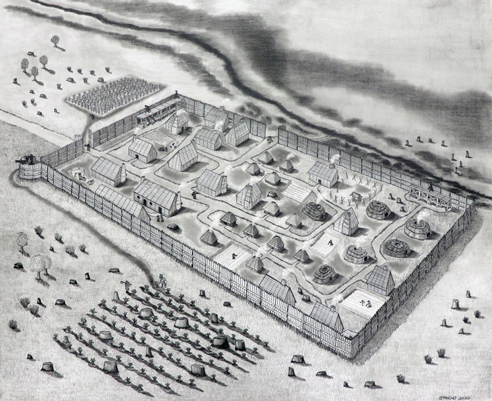 SO21 Digs Maryland Fort Drawing