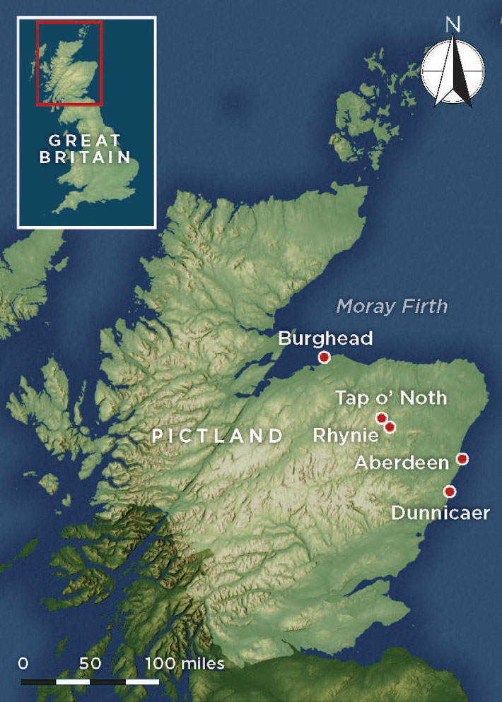 Scotland Pictland Map