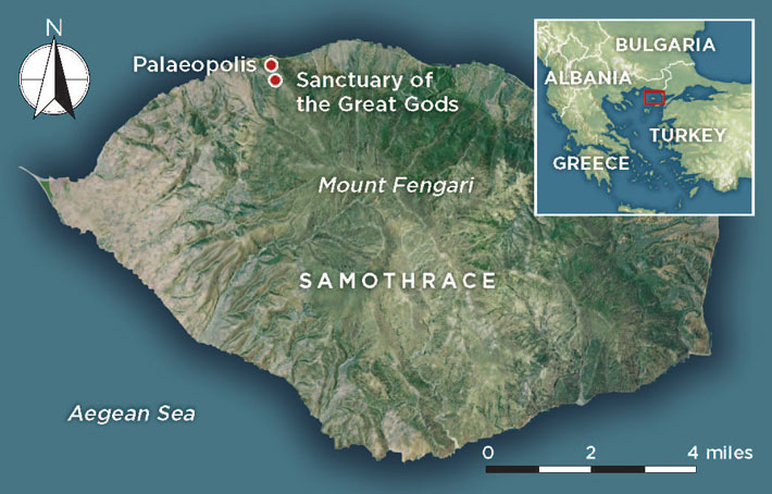 Samothrace Map
