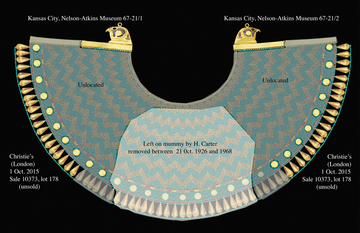 SO22 Digs Egypt Tut Collar Reconstruction