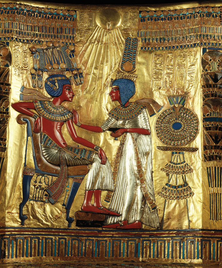 Egypt Throne Tut Ankhesenamun