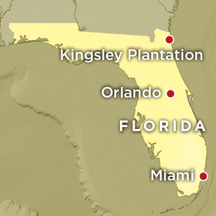 Artifact Florida Kingsley Plantation Map