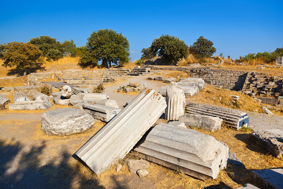 Ruins of Greek and Roman Troy